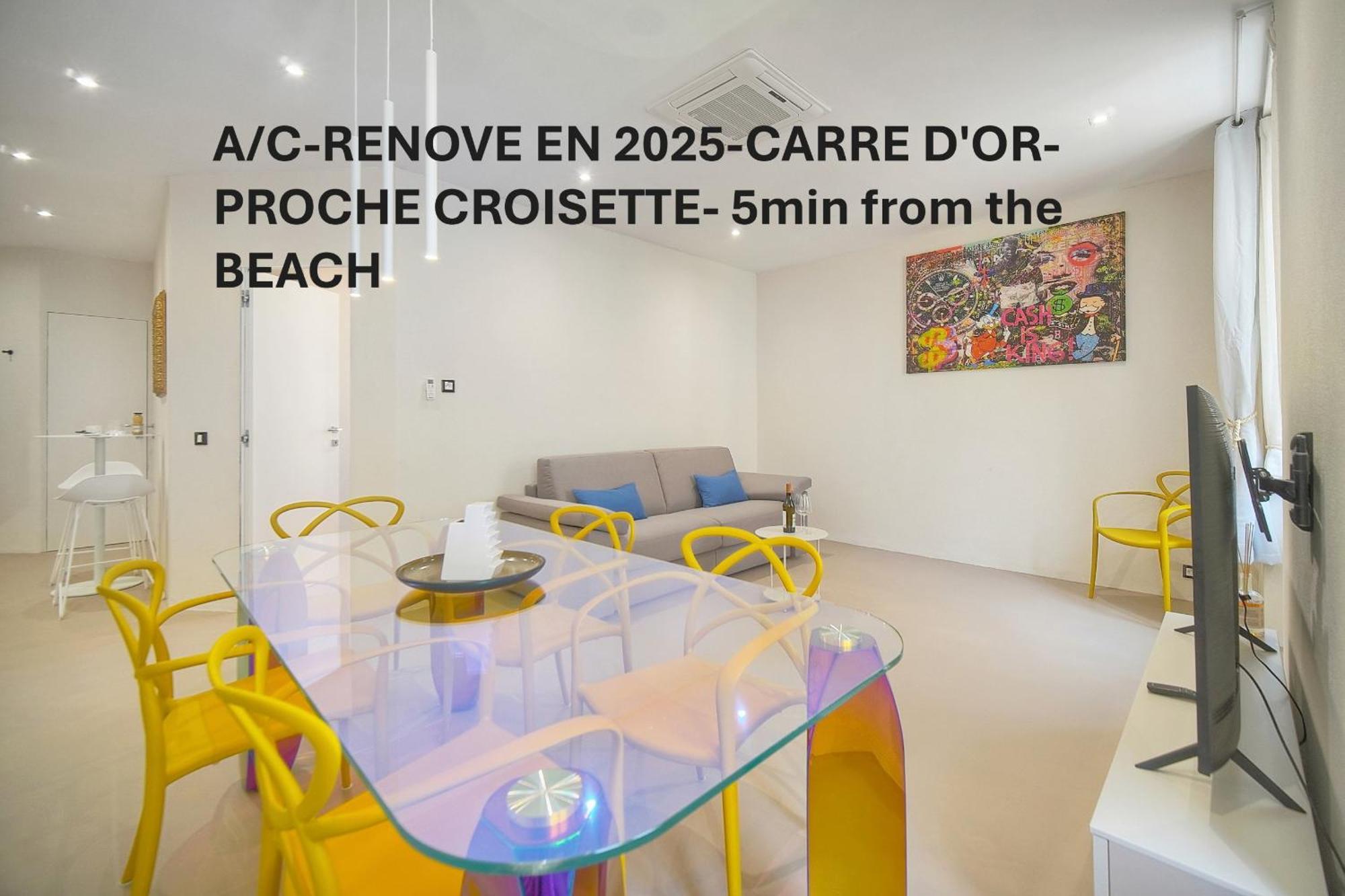 Apartment 3 Pieces Climatise Refait A Neuf En 2025 Carre D'or A2b194 *